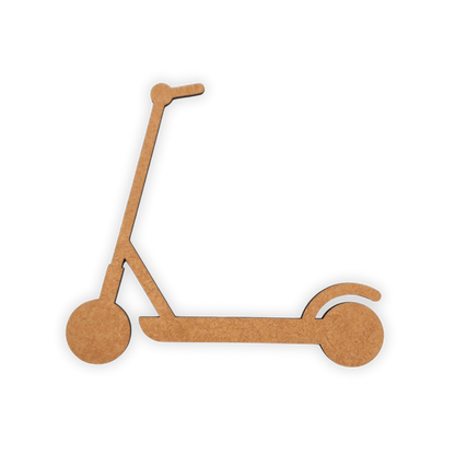 Scooter wood cutout