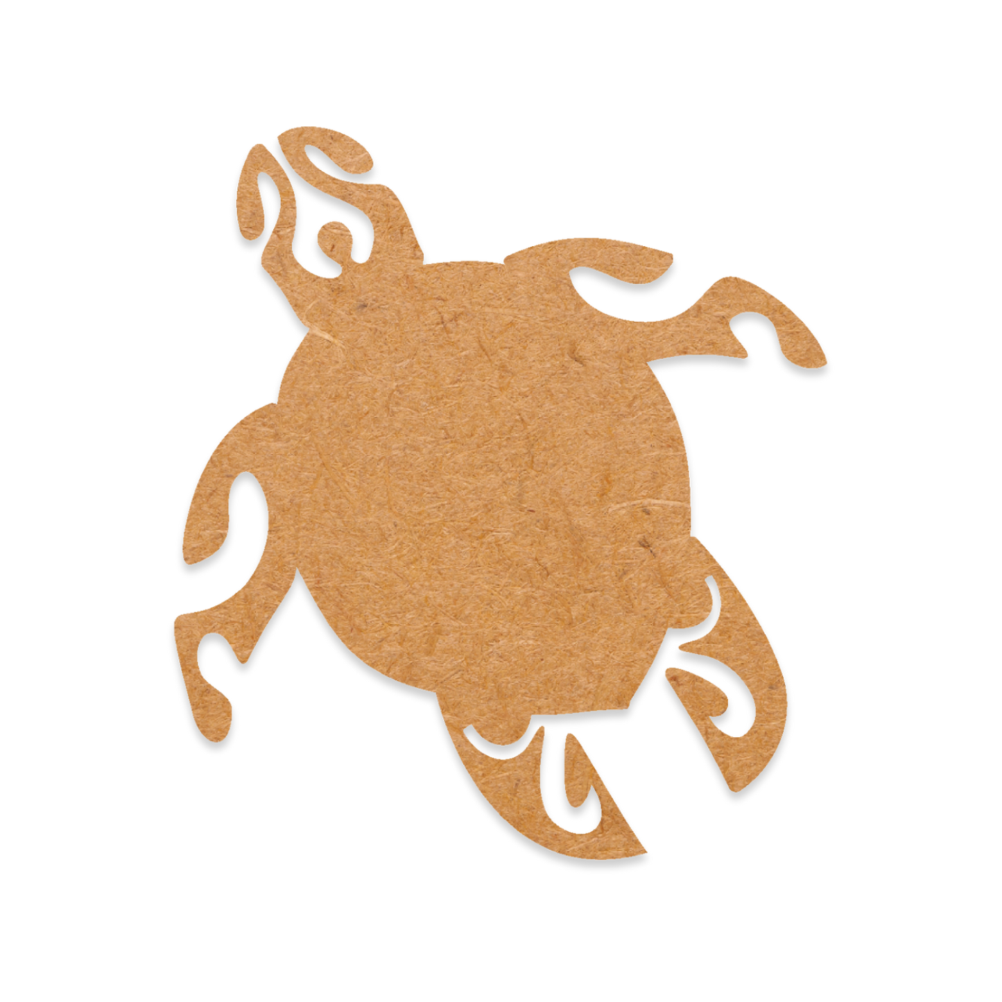 Sea Turtle with Design cut from Mdf