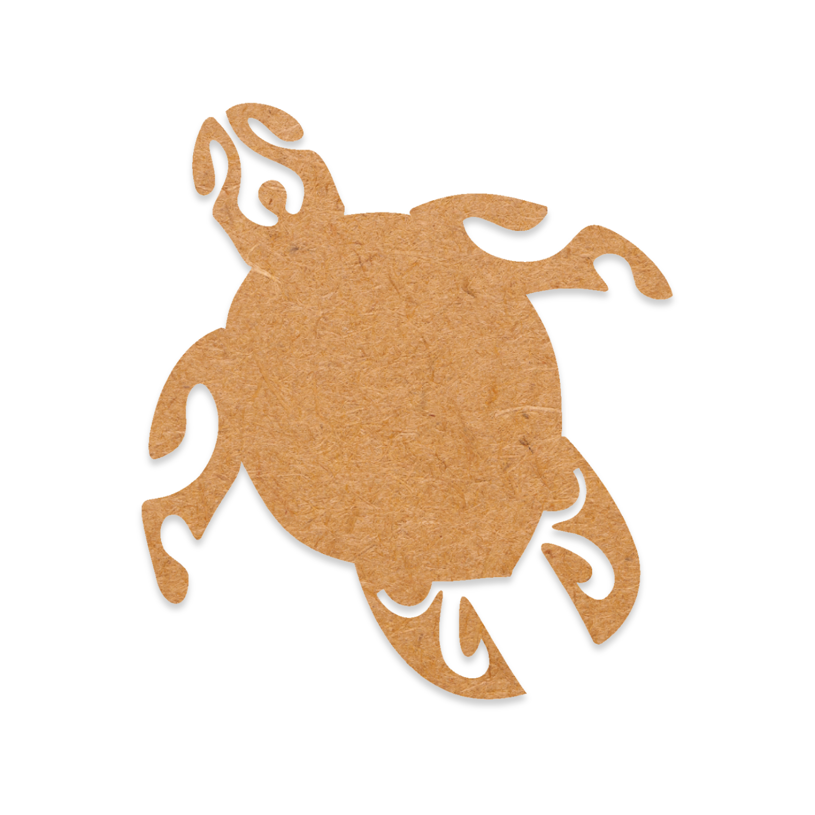 Sea Turtle with Design cut from Mdf
