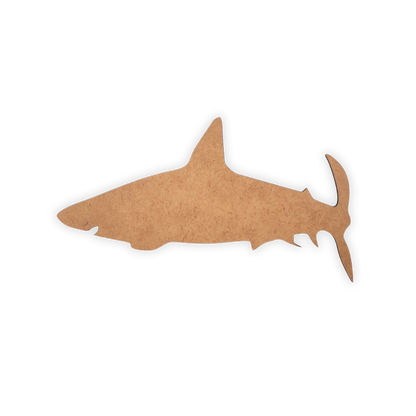 Shark wood cutout blank