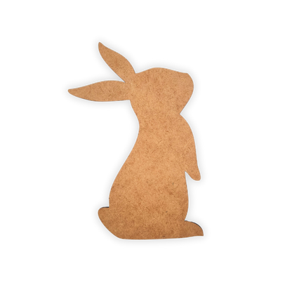 Bunny rabbit wood cutout