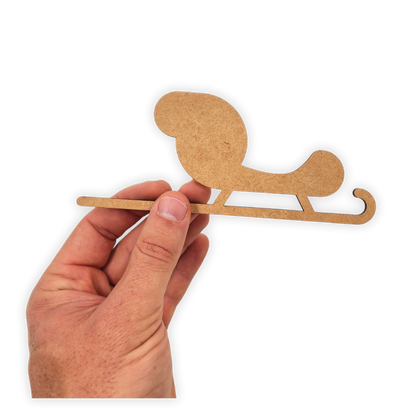 Christmas toy snow sled