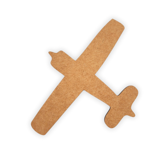 Airplane MDF wooden cutout blank for painting