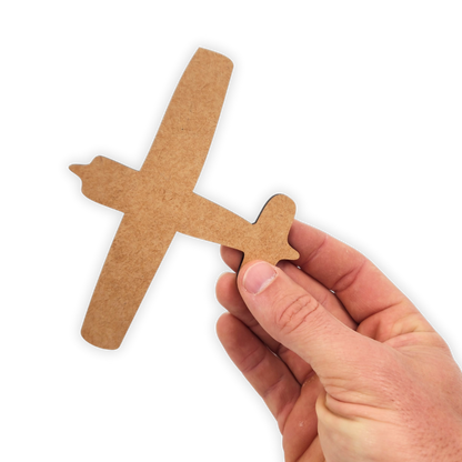 Airplane MDF wooden cutout blank for painting