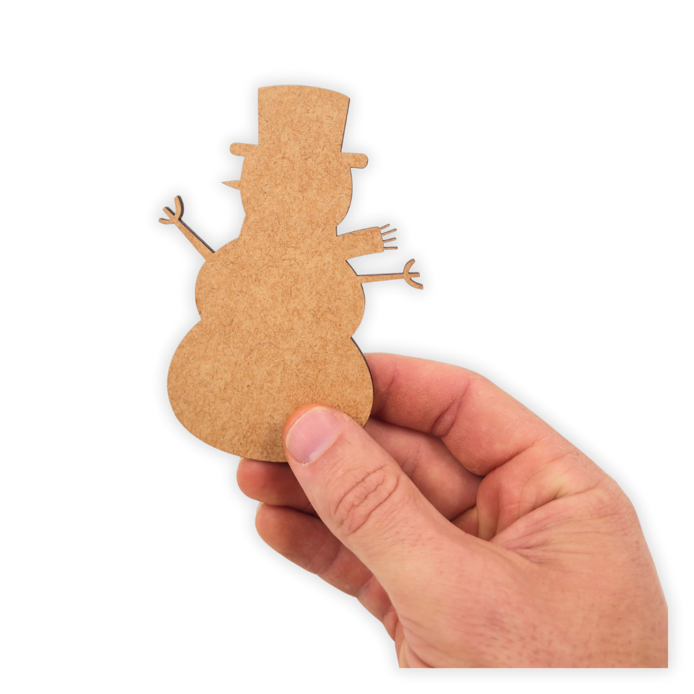 Snowman Wood Blank Cutout
