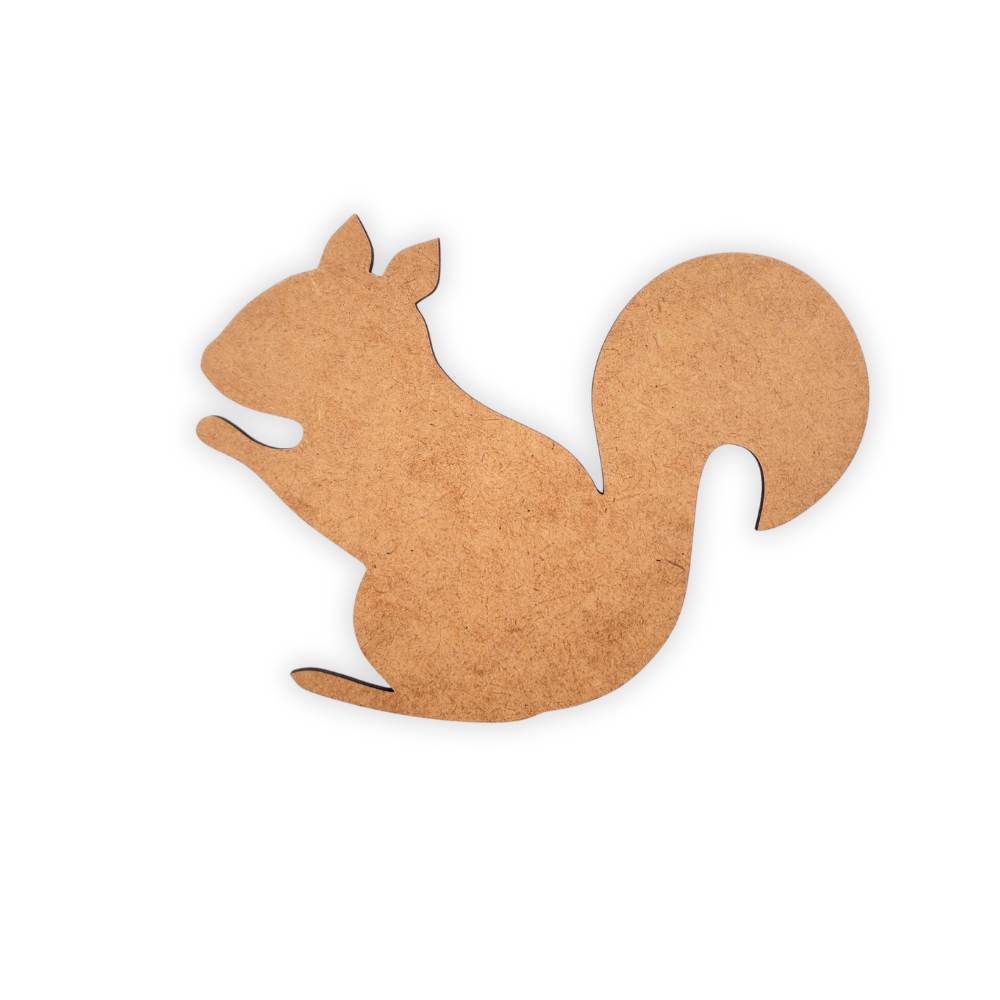 Squirrel wood cutout