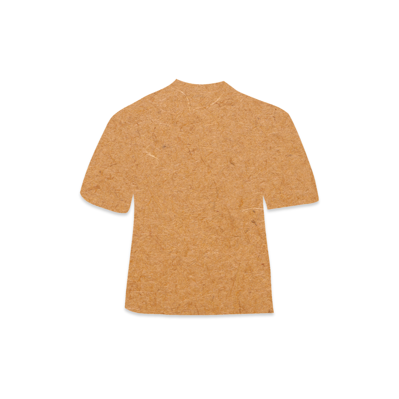Out t-shirt blank is intricately cut from 3mm MDF wood