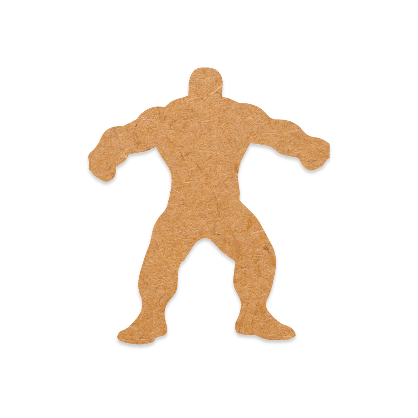 The Incredible hulk cut out of 3mm MDF