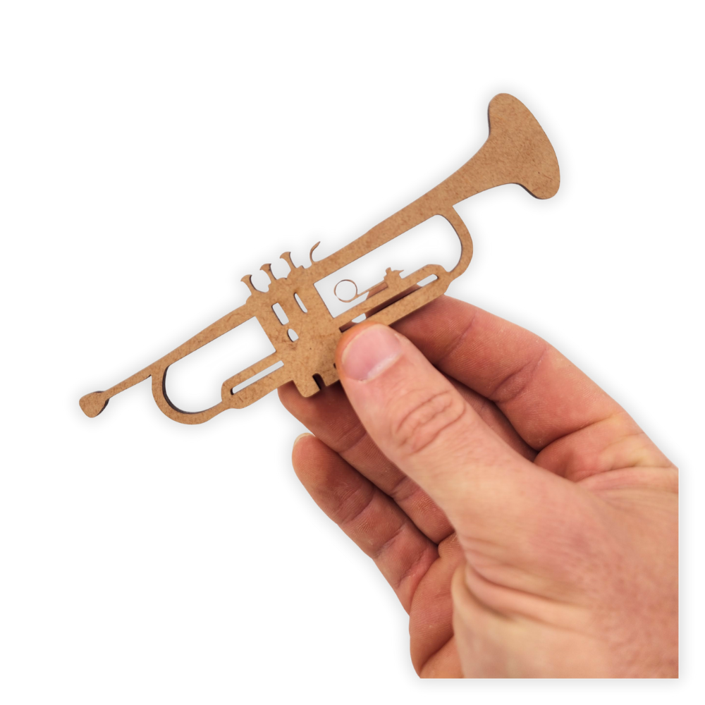 Trumpet Musical Instrument Wood Blank