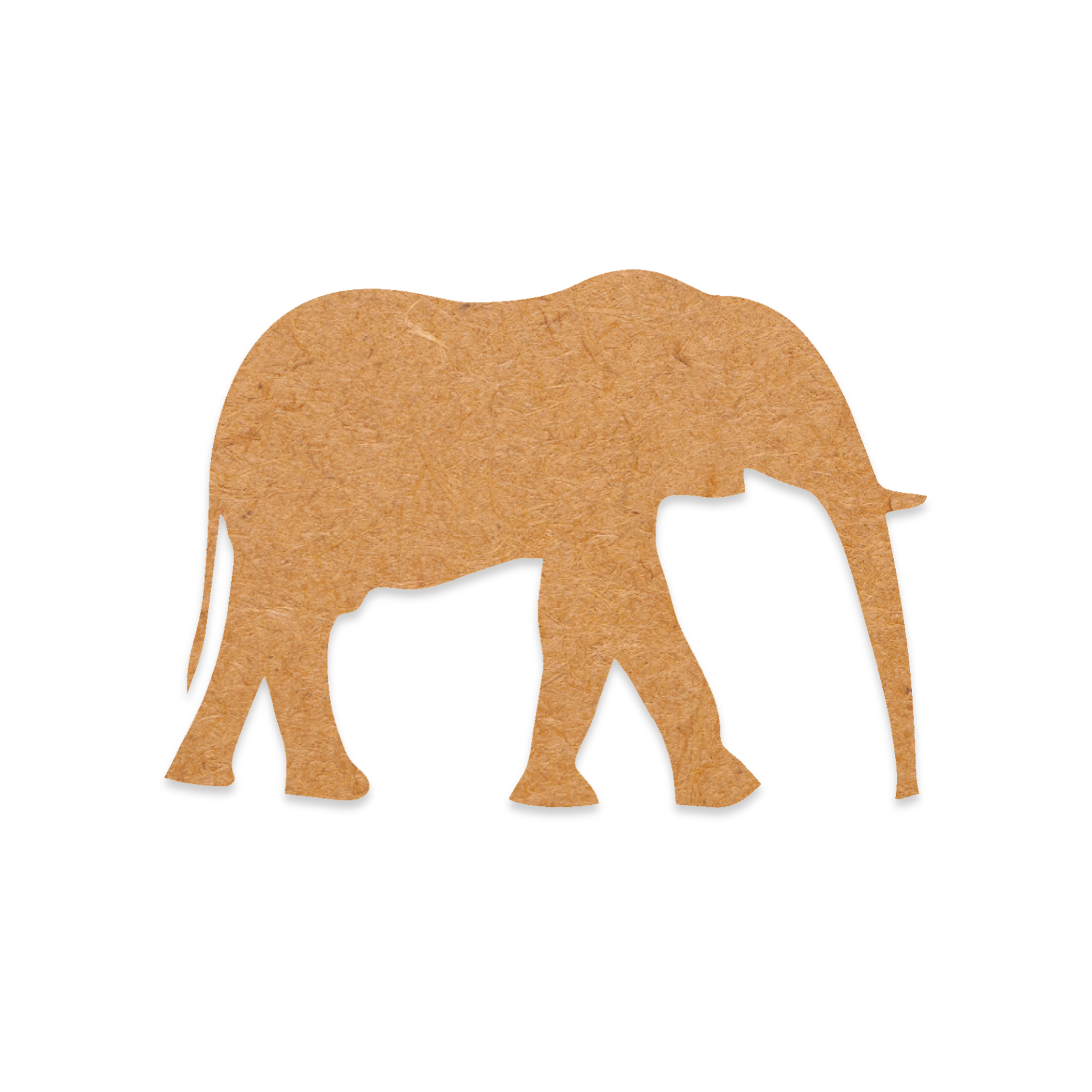 Our Walking Elephant is intricately cut from 3mm MDF wood.