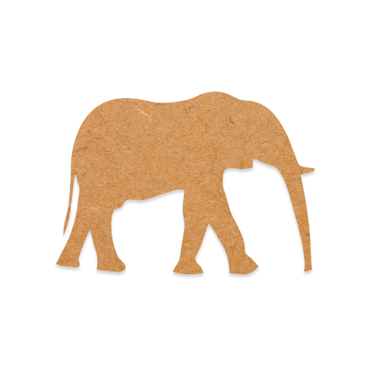 Our Walking Elephant is intricately cut from 3mm MDF wood.