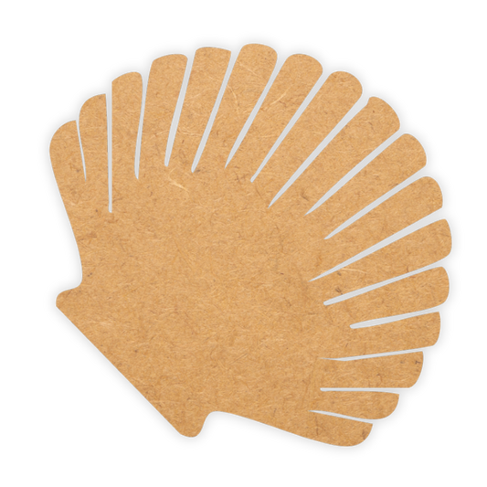 Sea shell wood cutout