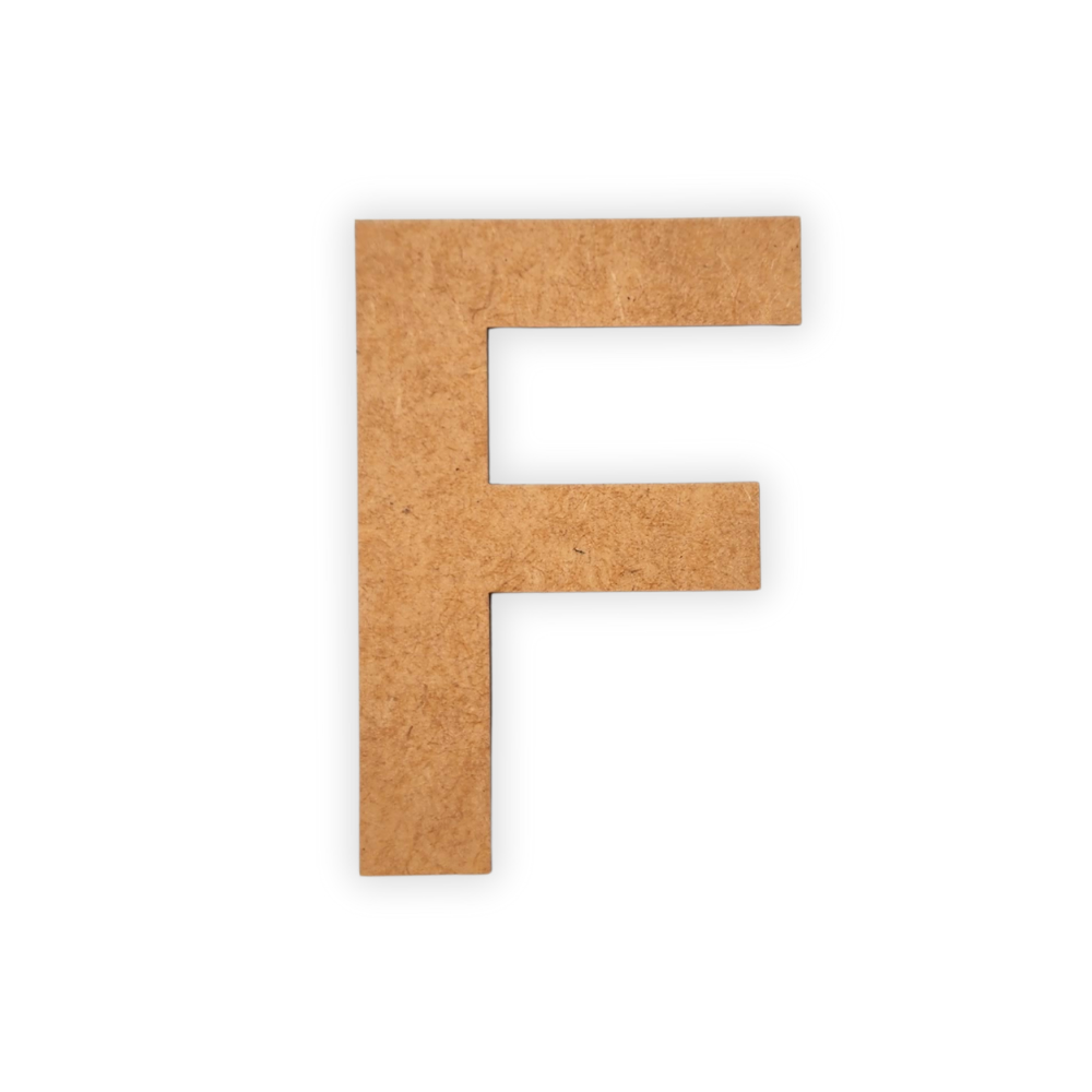 Wooden Alphabet Blank Letter Text Cutout 
