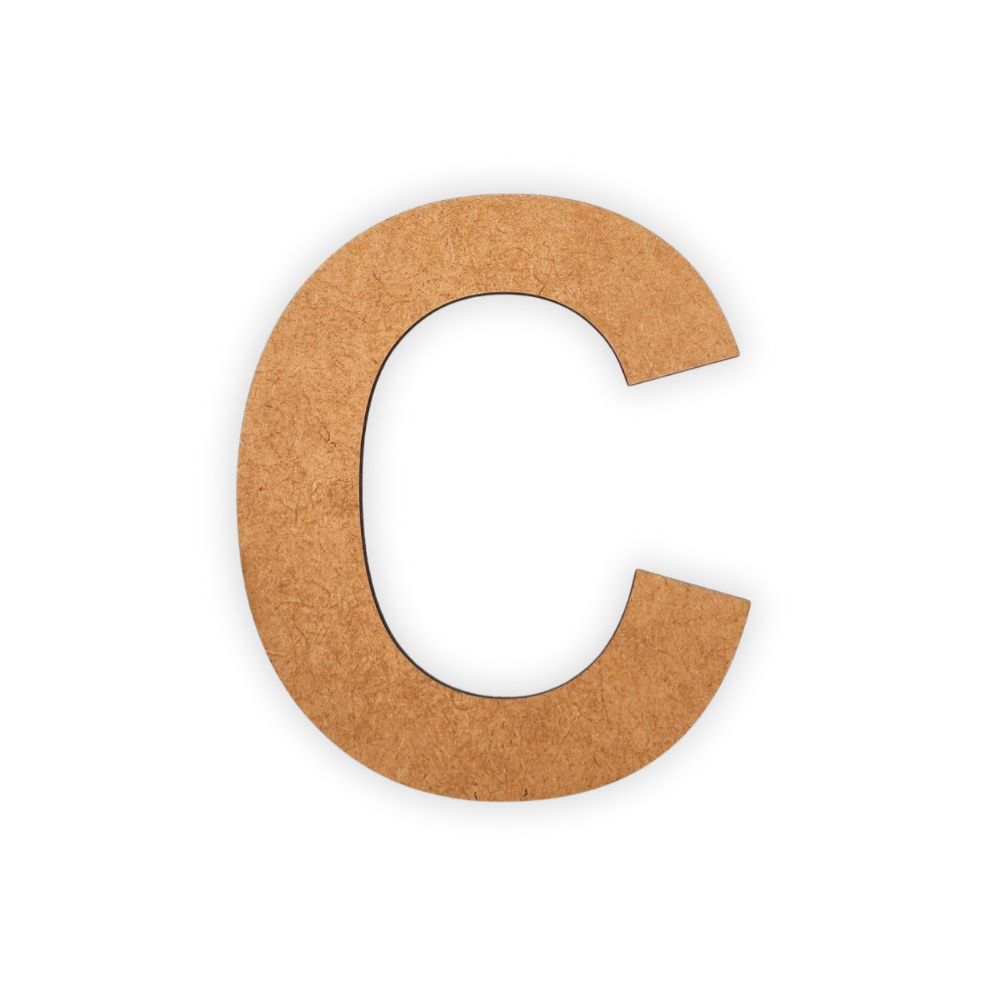 Alphabet letter wooden blank cutout