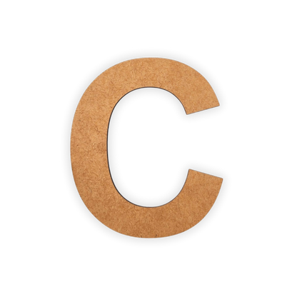 Alphabet letter wooden blank cutout