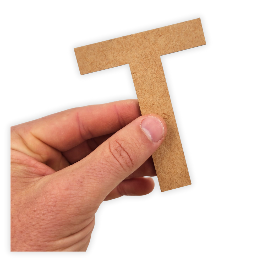 Alphabet letter wooden blank cutout