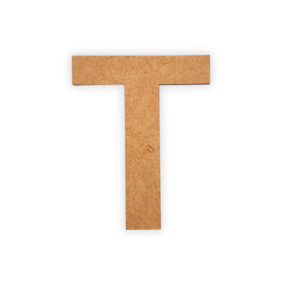 Alphabet letter wooden blank cutout