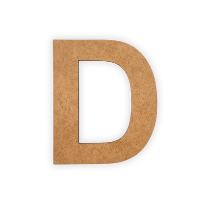 Alphabet letter wooden blank cutout