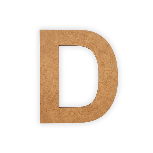 Alphabet letter wooden blank cutout