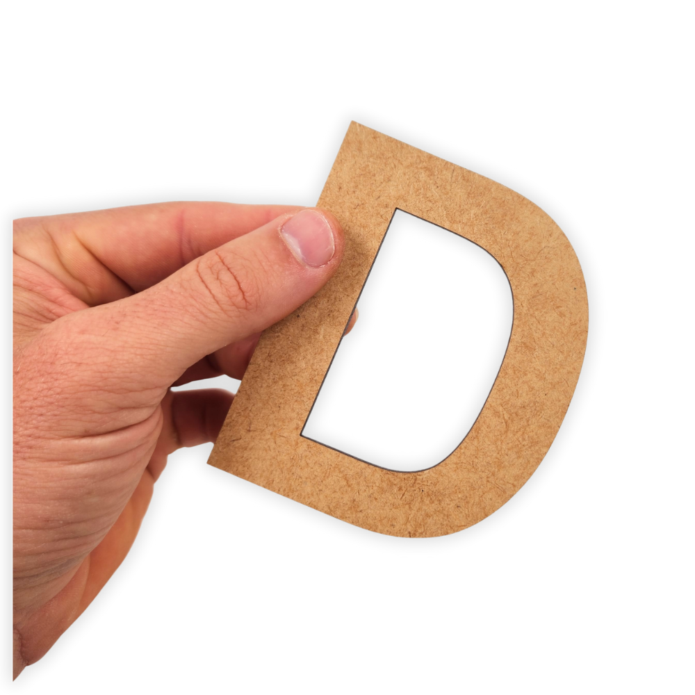 Alphabet letter wooden blank cutout