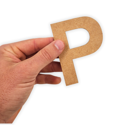Alphabet letter wooden blank cutout