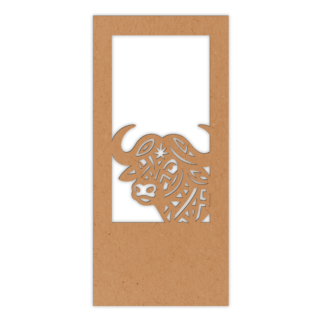 Buffalo wooden bookmark