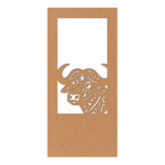 Buffalo wooden bookmark