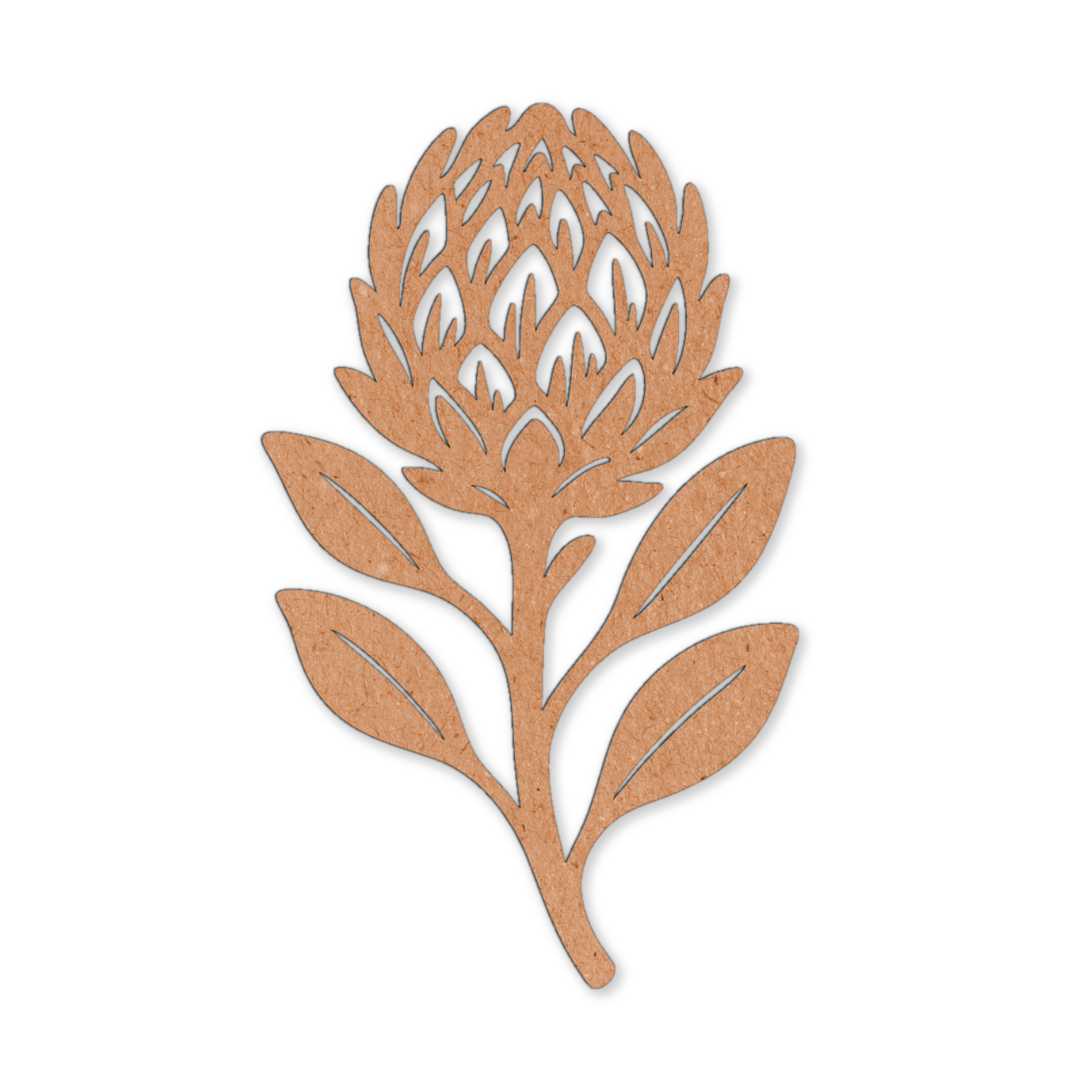 Protea wooden blank cutout