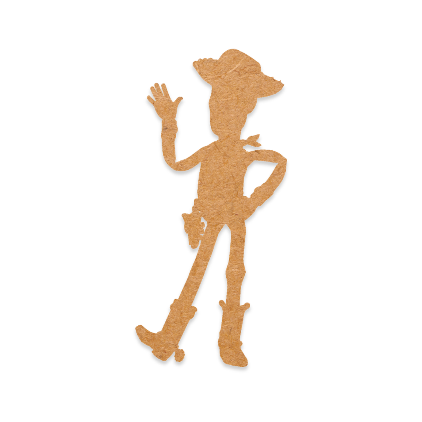Our woody from toy story blank is intricately cut from 3mm MDF wood