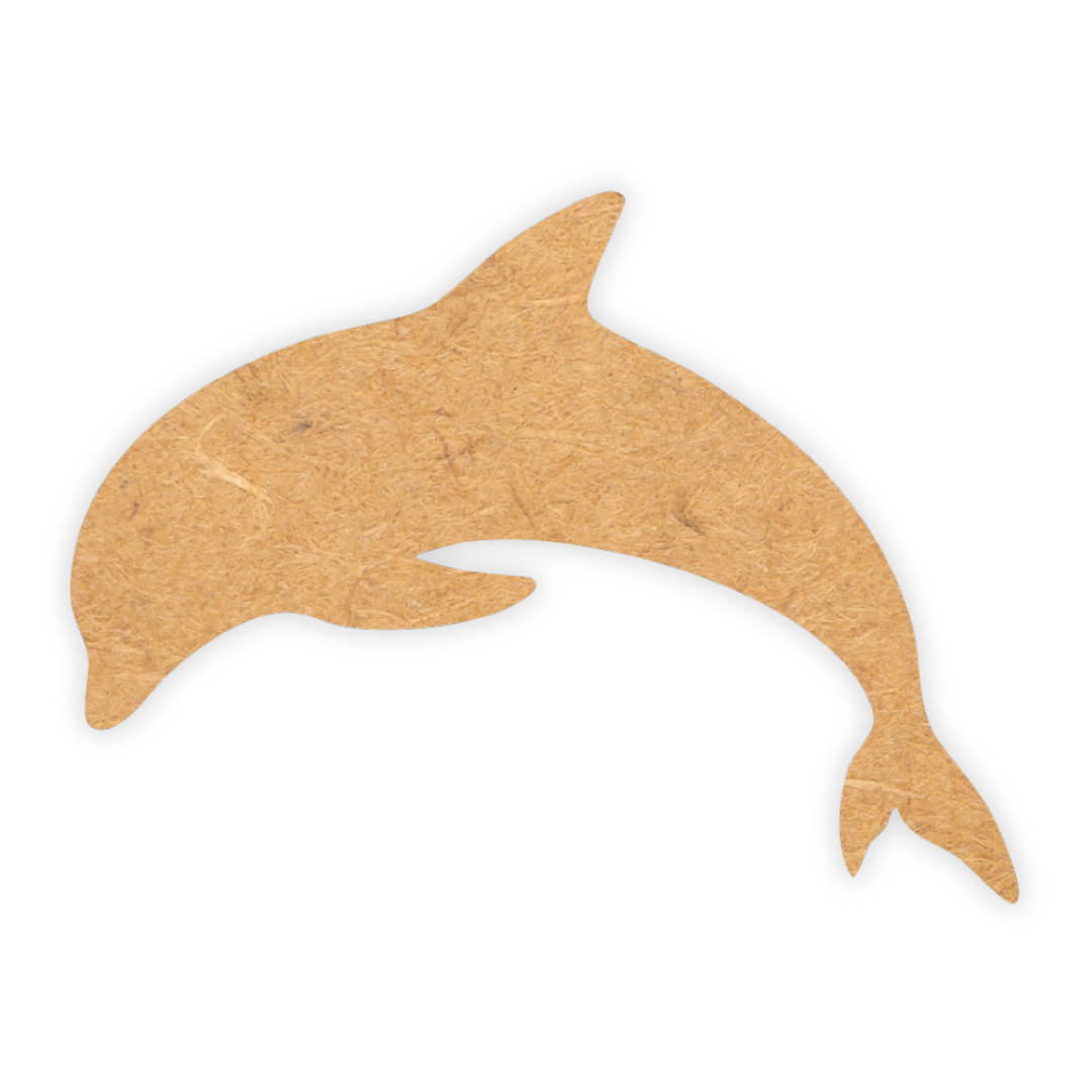Our Dolphin is intricately cut and engraved from 3mm MDF wood.
