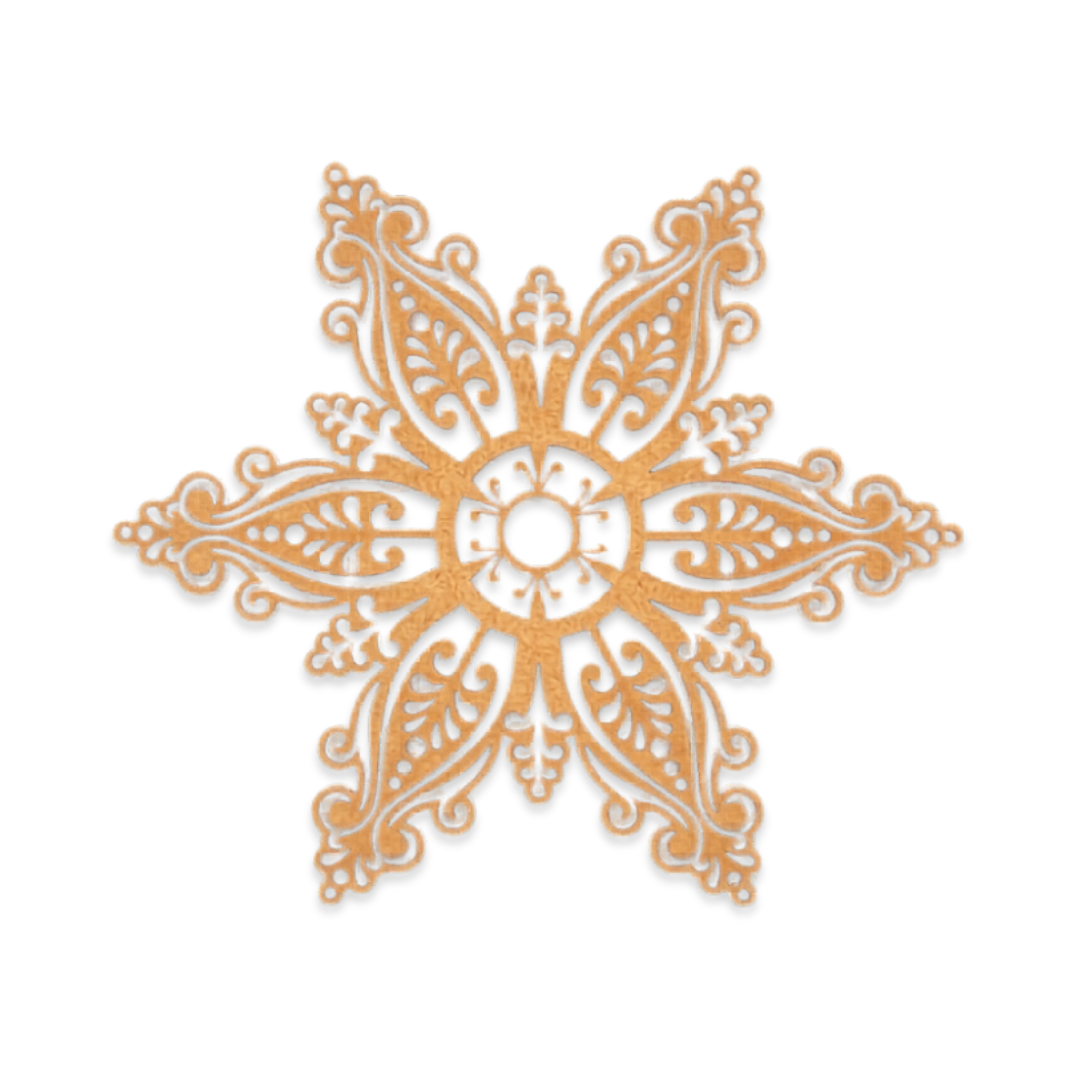 Decorative Star shaped mandala wooden blank cut out of 3mm MDF