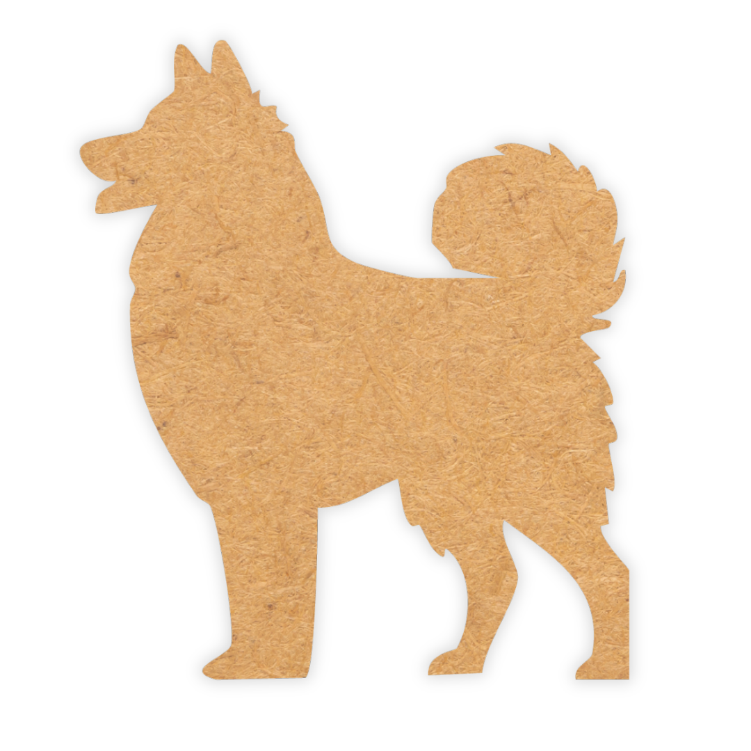 Laser cut wooden dog