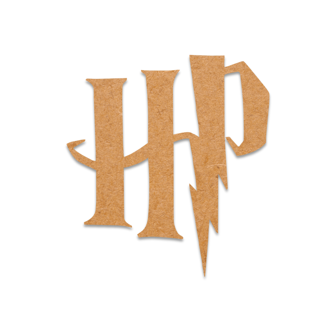 Harry Potter wooden laser cut logo for crafts